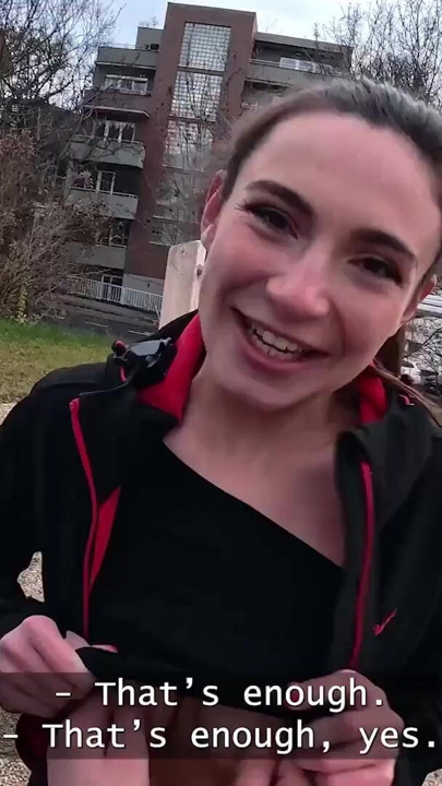 VIP4K. Jogging ended up as a hot sex with a stranger with a cuckolding BF | Clip 1