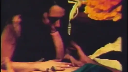 Sexy young girl in a vintage hard sex scene