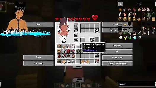 Minecraft Sexcraft The Jenny Mod  - Seeing what Cassie has to offer with her massive tits
