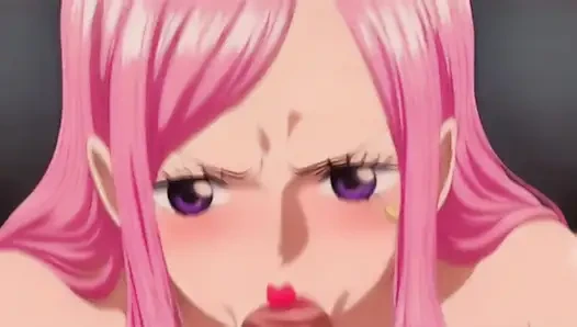 One Piece, хентай - Bonney с большими грудями в действии
