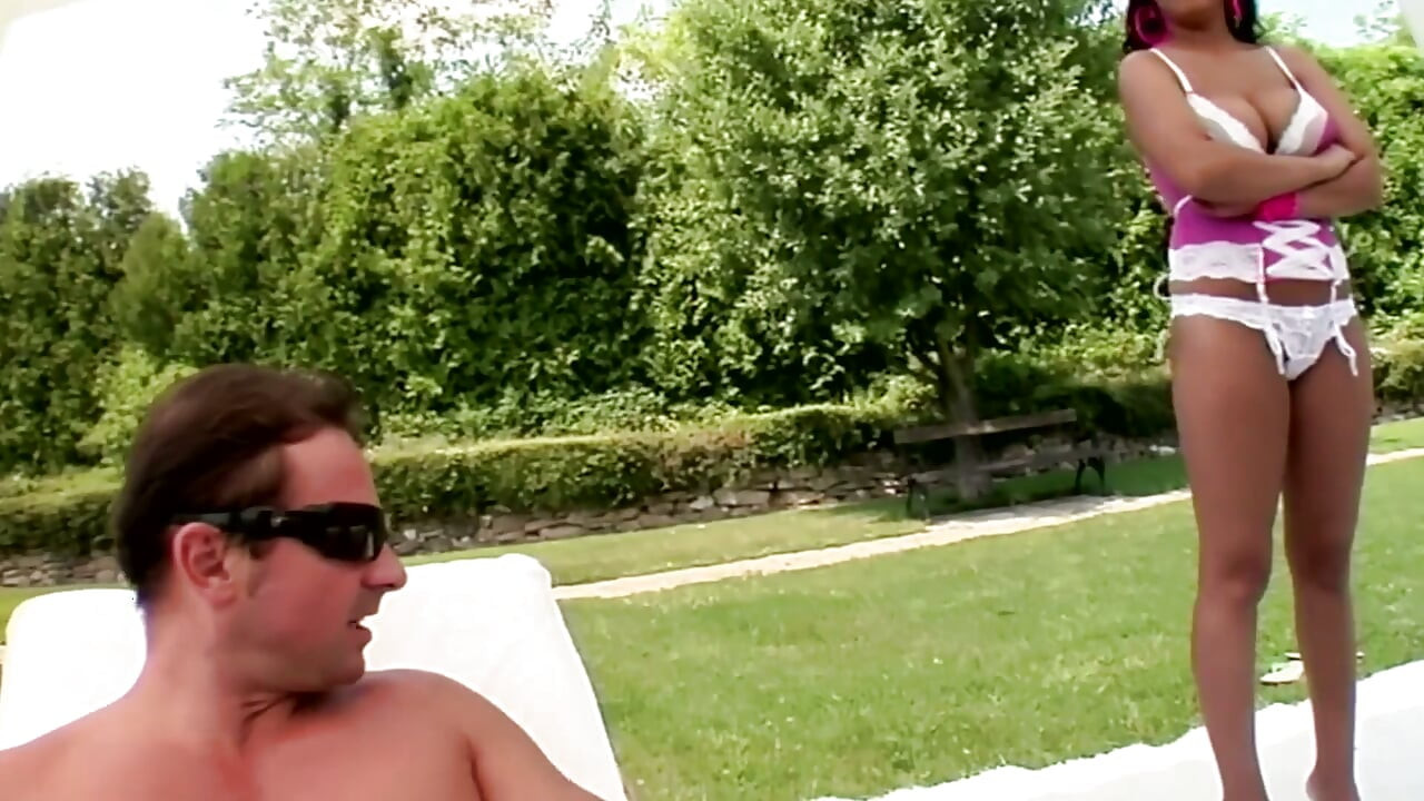 Jasmine Black, Young Busty Romanian Bitch Fucked by David Perry Outdoor. Big Boobs, Ass Fucking, Cum on Ass.