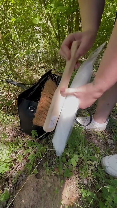 Outdoor Disgrace: BDSM Session W Tools From Hardware Store