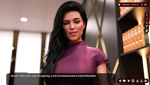 Whispers of Desire 22 Sarah Showed Her Boobs to the Boutique Assistant Louis