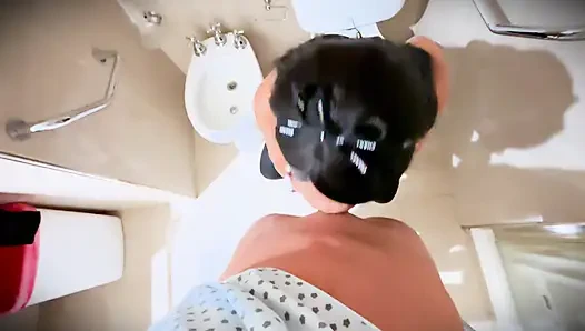 She Came to Check on Her Patient Then Followed Him Into the Bathroom - Lana Myers