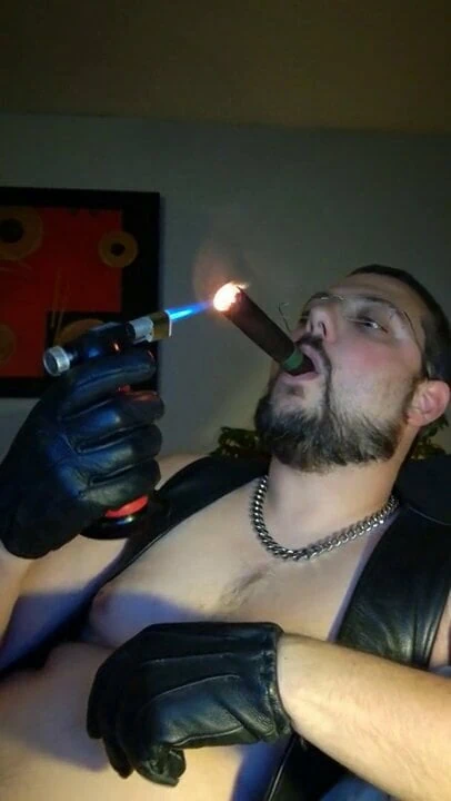 cigar in Leather