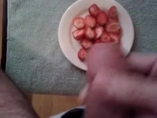 Dessert ... with cream: P