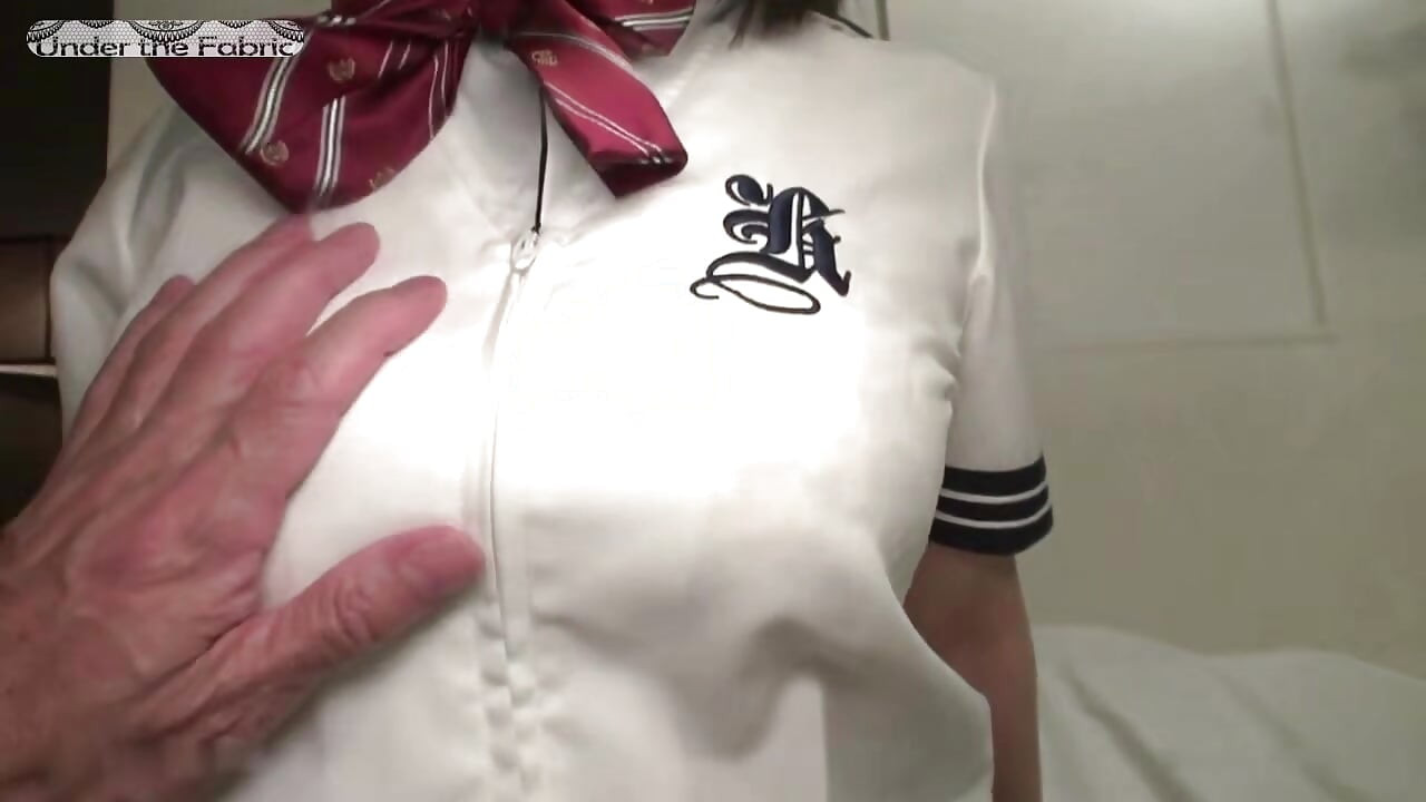 G-cup Lookalike Beauty - Uniform Hotel Date Turns Intimate