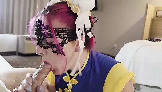 Hot wife Cosplay Chun Li