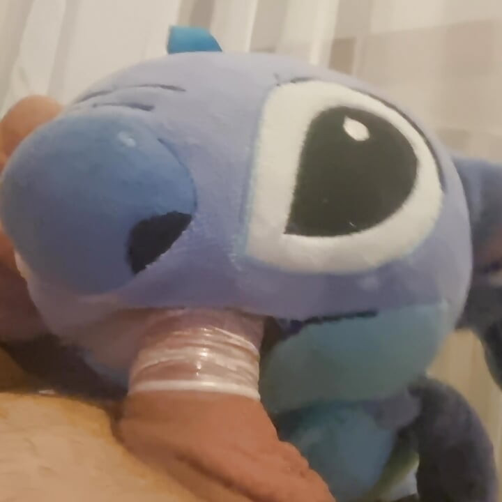 Plushie sucking my cock