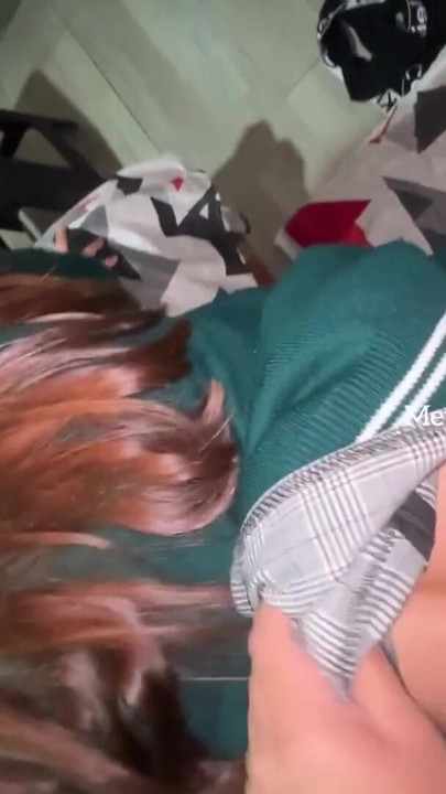 Peruvian arrecha schoolgirl I fuck her in her school uniform and screams with pleasure | Clip 1