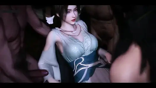 Büyük memeli fantezi: sanal baştan çıkarıcı sürüm- 3d animasyon hentai