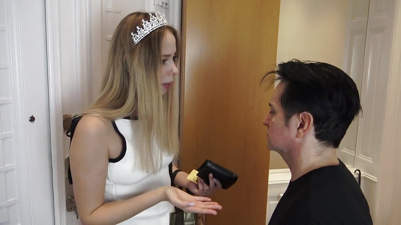 Tall Findom Train Her Slave!