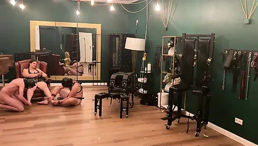 Fetish Lofts with My 2 Slaves Part 4-4