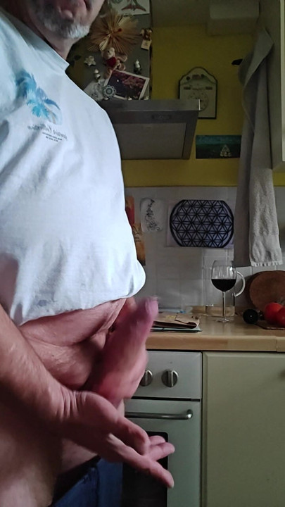 Cock in kitchen