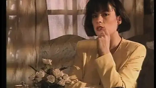 Seductive Babe in Lace Stockings Sucking Cock Hungrily