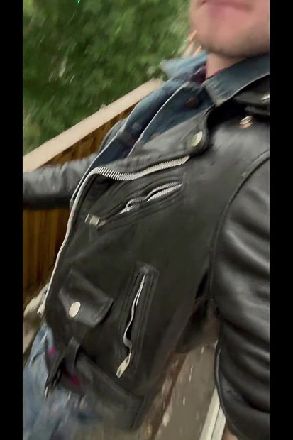 Kinkysirius Wet Rain Shower in Cowboy Outfit