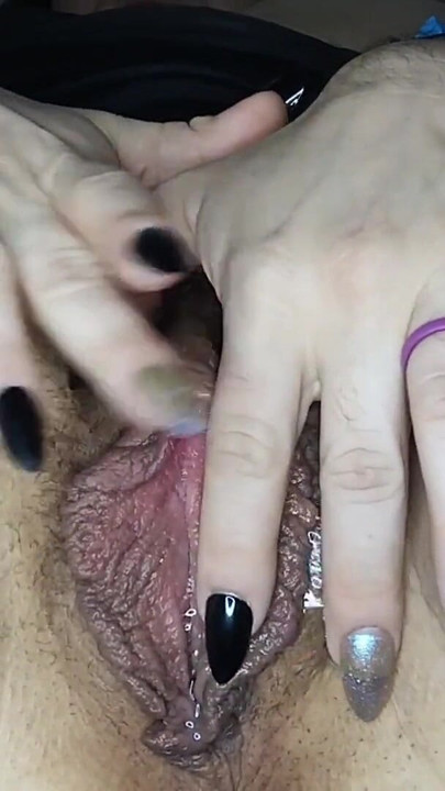 Emotional moment from "Horny Wife's Secret Pussy Play After Husband Leaves for Work. Cums With Vibrator"