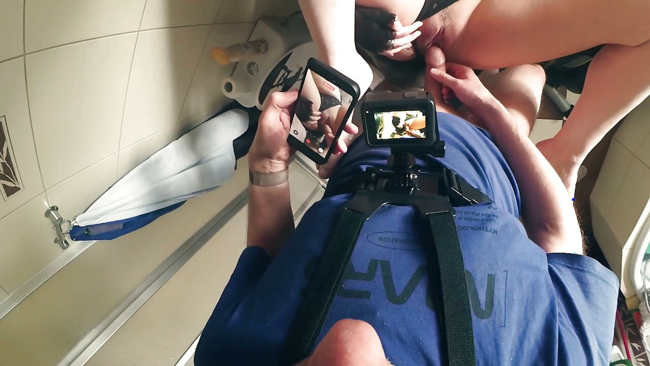 Bts. POV. Making of MILF Pussy Fuck and Cumshot