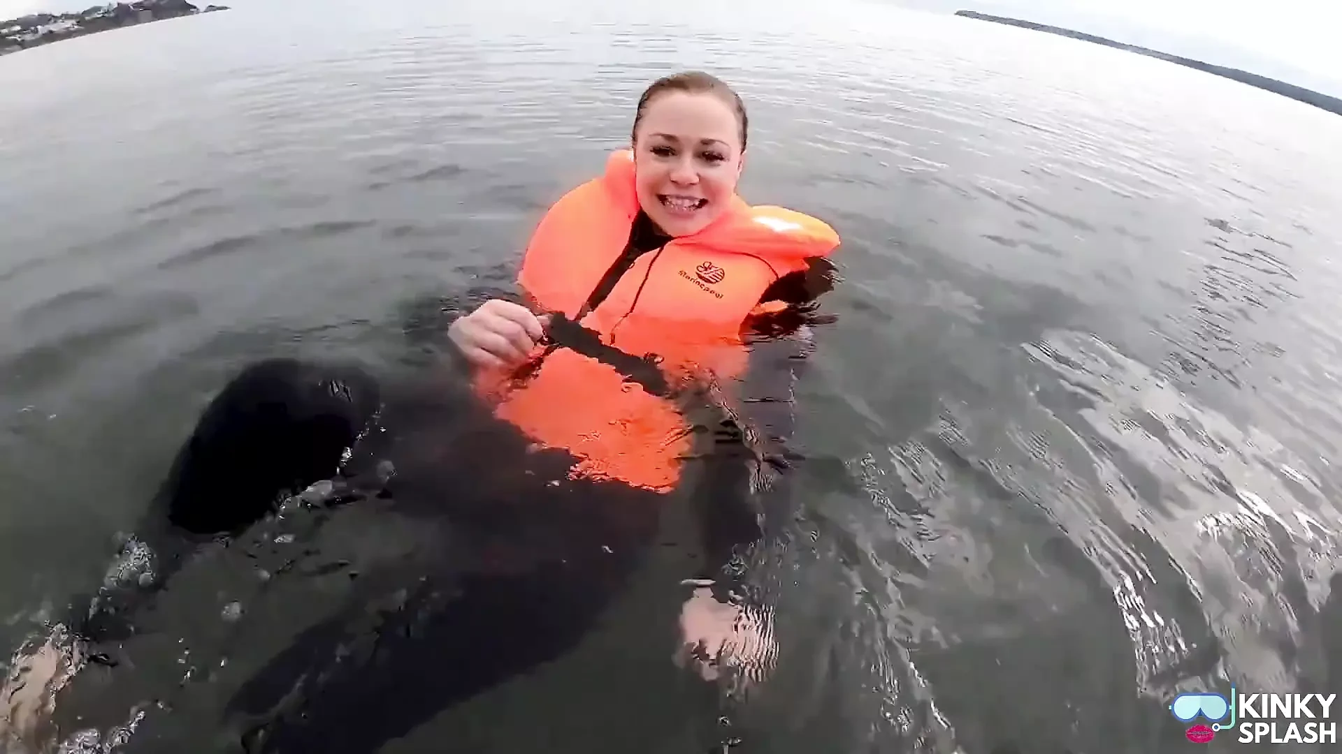 Strapped Tight & Floating Free - Sexy Wetsuit Life Jacket Test