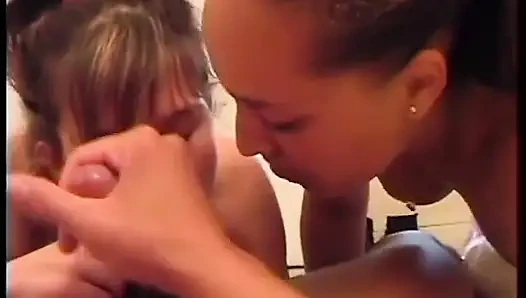 Two Sluts for One Big Massive Cock!