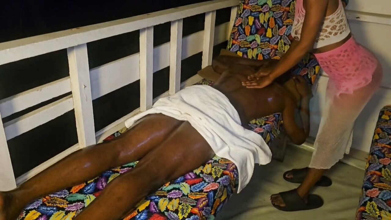 He Enjoyed While Getting a Deep Massage Sweetheart.