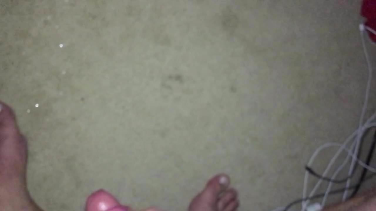 Cum with toy