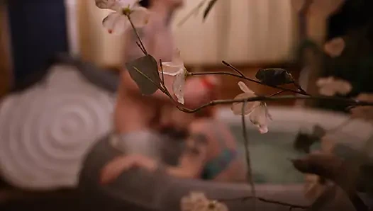 voyeur hot tub blowjob