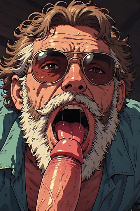 Hunks Sucking in Aviators Art