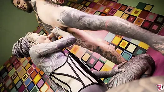 Anuskatzz ingin semua lubangnya digunakan