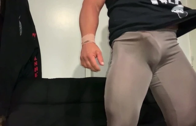 Me in my thin, shiny spandex