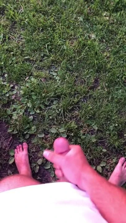 Cum in the sun