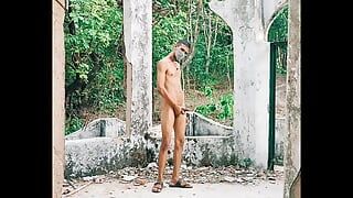 Seks di gedung tua pantat seksi pria India