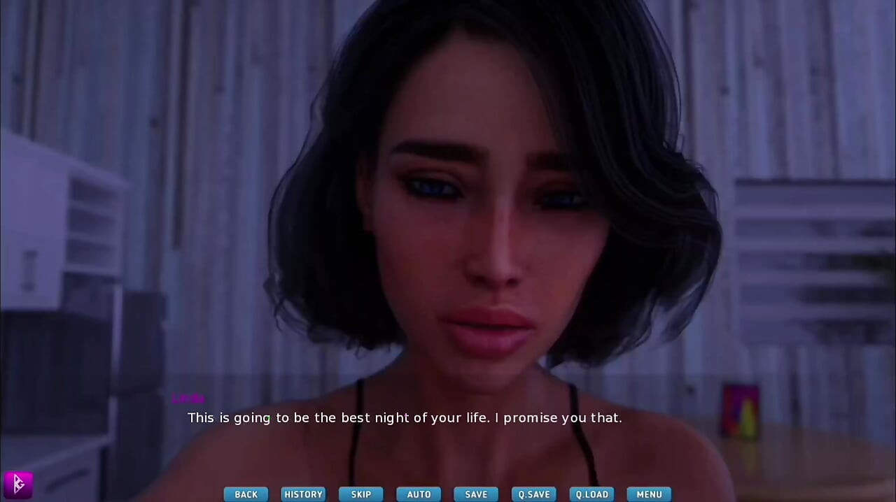A senhora de peitos grandes e rabo grande finalmente fode o seu crush - gameplay