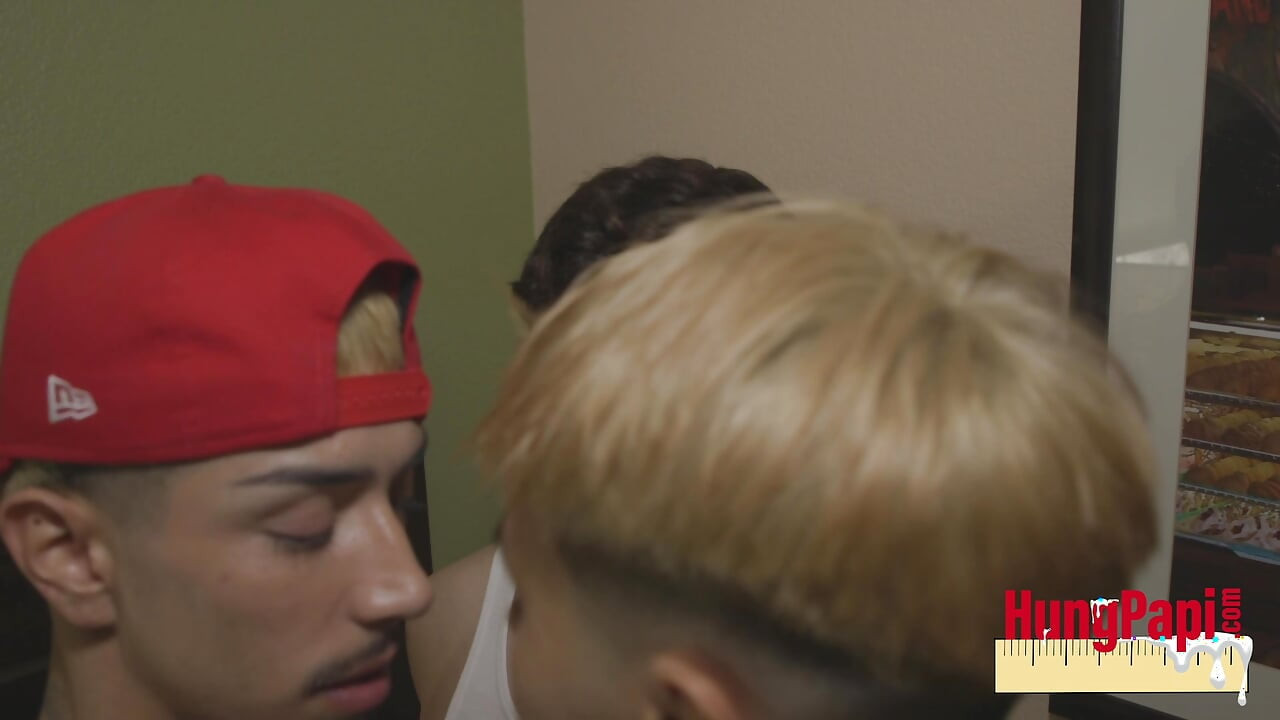 Tiny Twink Fucked Bareback 3some! Tag Team Raw