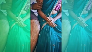 First night sex video with sexy wife in saree