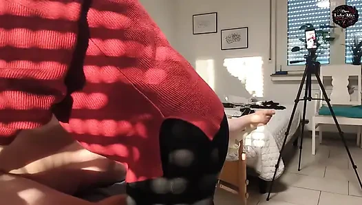 Domladymia-slaveofm Köle Kısmı Için Kırmızı Şortlar 6