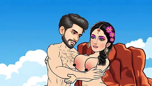 Pinky and Baban's desert me sex video. Big cock and big boobs Cartoon Sex Videos