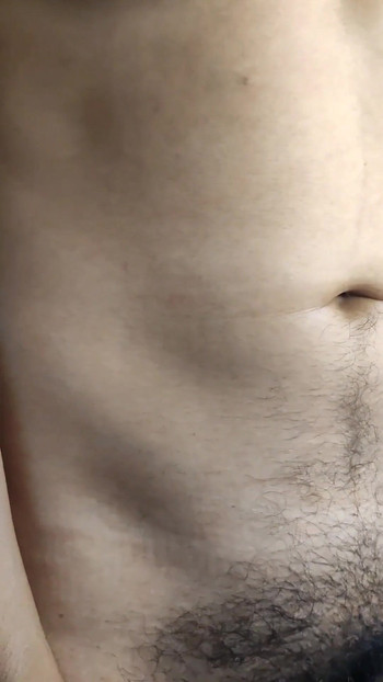 Iconic moment from "I play with my huge bulge until I moan an orgasm"