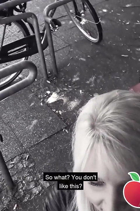 Alemã loira Tatjana Young pega na rua e fodida no parque da cidade
