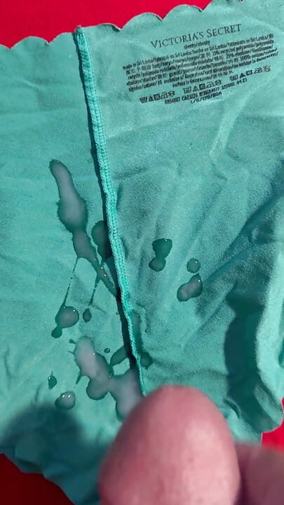 Cum on wife’s panties 43