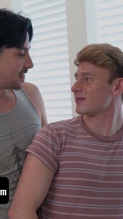 Naughty Stepbro Convinces His Little Stepbrother To Fall On His Knees And Swallow It Whole | Clip 1