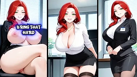 Horny Boss's Wife Fucks Assistant