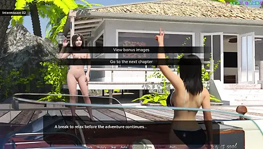 Honeymoon Island by Tk8000 - Stepaunty Wants to Be Breeded, Sloppy Blowjob From Stepsis 4