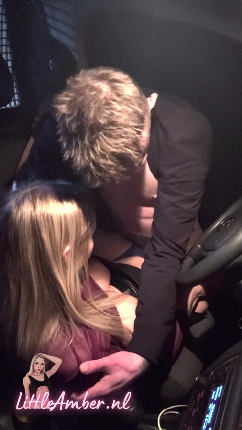Little_Amber gets pounded in the car by a massive Polish cock during a wild dogging session! | Clip 1