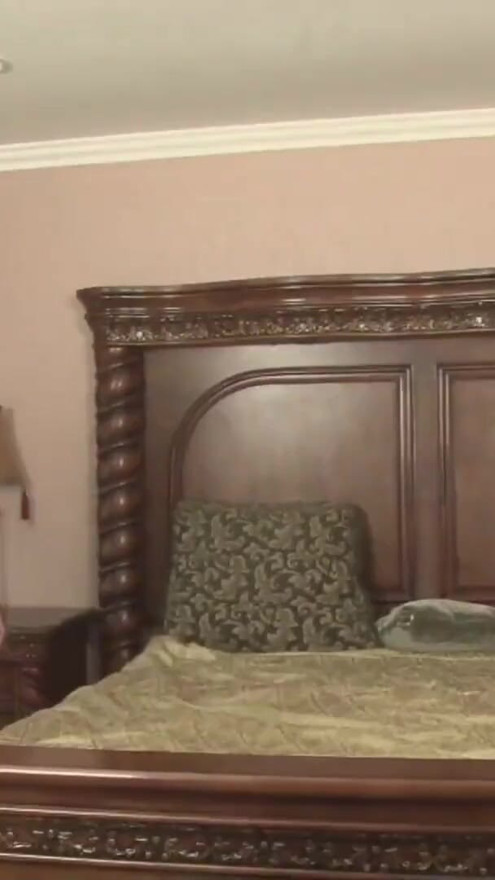 Young blond slut with small tits enjoys the BBC in her pussy | Clip 1