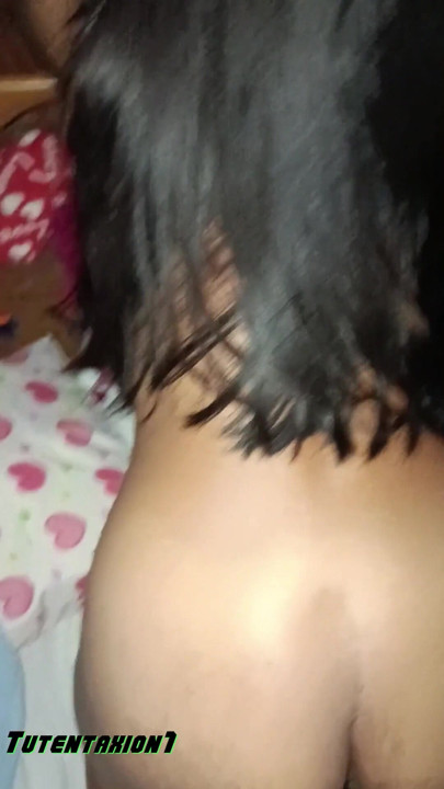 With an ass plug submissive sister gets the stepbrother's cock | Clip 1