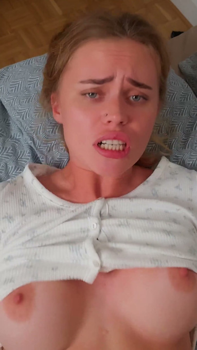 Look at my wet pussy and put your thick cock in your stepsister already | Clip 2