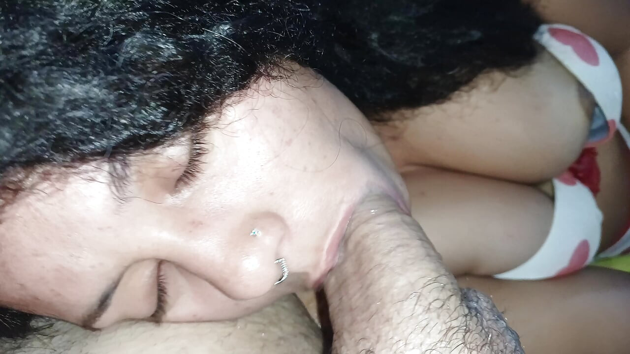 THE BEST POV OF THIS BLOWJOB, SHE FUCKS UNTIL SHE GETS ALL CREAMPIE