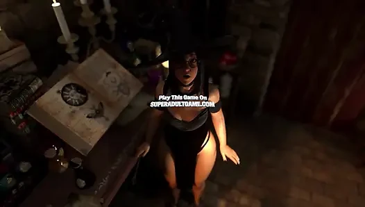 Penyihir terangsang menjadi basah jadi dia memanggil iblis seks futa - dia memberinya kontol besar dan penuh dengan air mani (3d realistis)