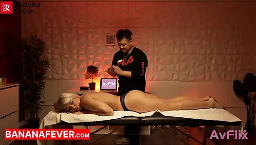 Fat Chinese Massage Therapist Seduces White MILF with Full Service Happy Ending